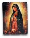 Cuadro Virgen Guadalupe Impresión Directa En Mdf 30x25cm M3