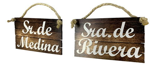 Letrero Pajes Boda Decoración - 20 X 25 Cm Mdf 3mm