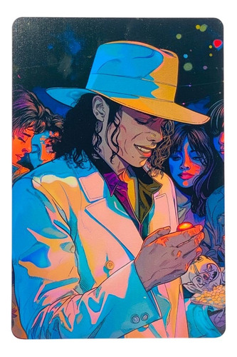 Cuadro Decorativo Michael Jackson Impresión 20x30 Mdf 6mm M3