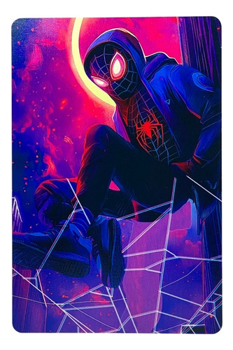Cuadro Decorativo Spiderman 20x30 Impresión En Mdf 3mm M03