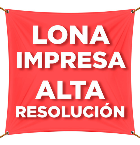 Lona Impresa 5x2.5m Personalizada Publicidad Eventos Anuncio