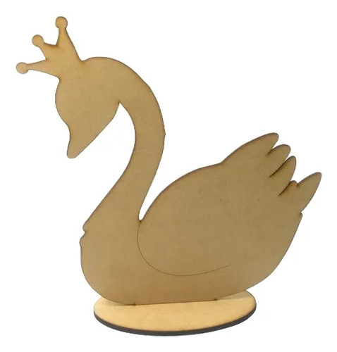 Cisne Centro De Mesa Para Xv S Mdf Exhibidor - Pack 11