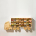 Exhibidor Coleccionador Repisa Trailer Camión Hot Wheels Mdf