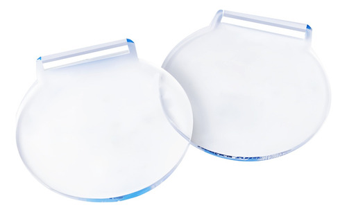 Medalla Acrílico Transparente 3mm 6cm Pack 30