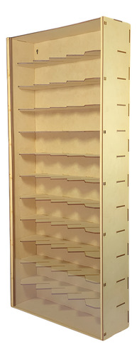 Exhibidor Coleccionador Para Hot Wheels 55 Con Tapa Acrílica