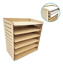 Organizador Porta Hojas Porta Papeles Carta 6 Entrepaños