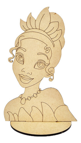 Centro De Mesa Princesa Tiana La Princesa (pack 10)