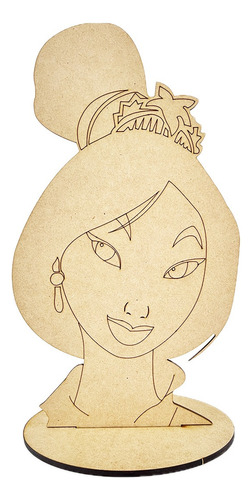 Centro De Mesa Mdf De Mulán (pack 10)