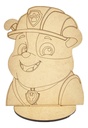 Centro De Mesa Mdf Rubble Paw Patrol (pack 10)