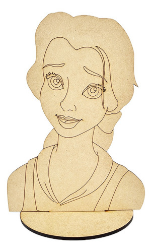 Centro De Mesa Princesa Bella Y La Bestia (pack 10)