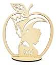 Centro De Mesa Blanca Nieves Manzana (pack 10)