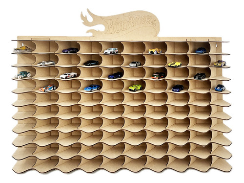 Exhibidor Coleccionador Para Hot Wheels 110pzs Con Letrero