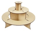 Base Para Pastel 30 Cm En Mdf Natural De 3mm