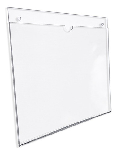 Porta Hojas Carta Horizontal Acrílico De 3mm (pack 20)