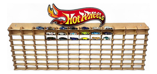 Exhibidor Coleccionador Repisa Para Hot Wheels 108 A Color