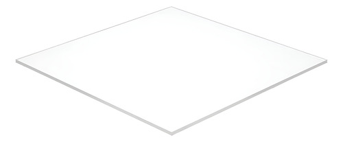 Lamina De Acrílico Blanco De 70x70 Cm En 3 Mm