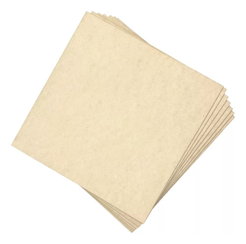 Lamina Panel Mdf 2.5mm 30x15 Cm 64ud. Especial Corte Laser Marrón Claro