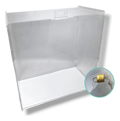 Caja Buzón Sobres Alcancía Colección Lisa Acrílico