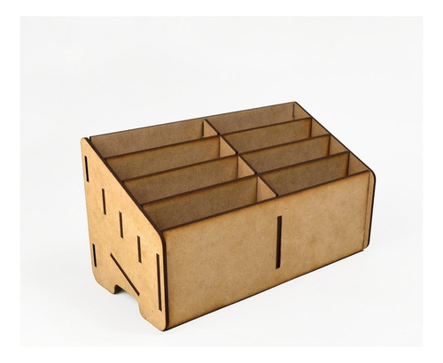 Caja Organizador Exhibidor Mdf 3mm Para 8 Teléfono Celular