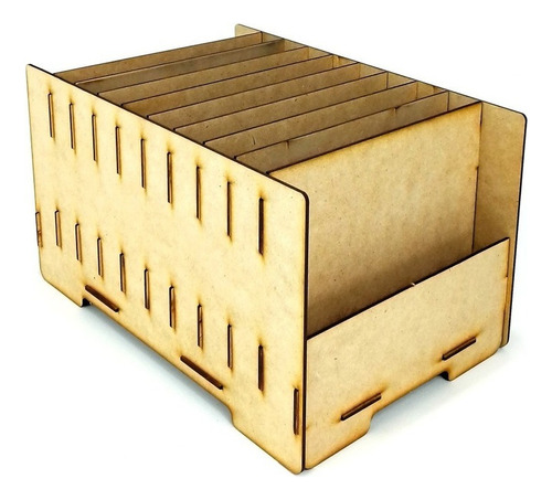 Caja Organizador Exhibidor Mdf Para 10 Tablet