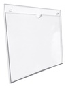 Porta Hojas Carta Horizontal Acrílico De 2mm (pack 5)
