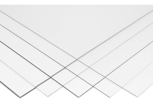 Lamina De Acrílico Transparente De 80 Cm X 120 Cm En 6 Mm
