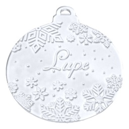 Kit 24 Esferas Navideñas Personalizadas Acrílico 10cm