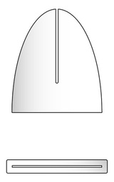 Repuesto Bases Mampara Escritorio Grande