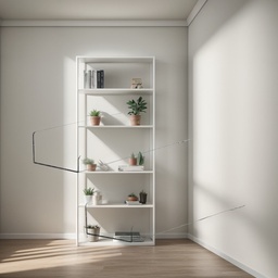 Repisa Estante Flotante De Acrílico 6mm Pared 70x13 2 Ud.