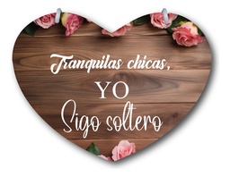 Letrero Pajes Boda Diseño Corazón 40x30cm Decoración G4