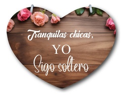 Letrero Pajes Boda Diseño Corazón 40x30cm Decoración F4