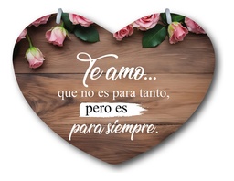 Letrero Pajes Boda Diseño Corazón 40x30cm Decoración H2