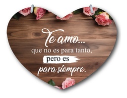 Letrero Pajes Boda Diseño Corazón 40x30cm Decoración G2