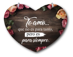 Letrero Pajes Boda Diseño Corazón 40x30cm Decoración M2