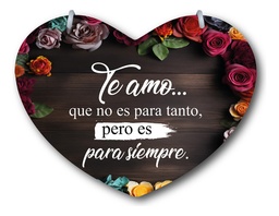 Letrero Pajes Boda Diseño Corazón 40x30cm Decoración B2