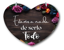 Letrero Pajes Boda Diseño Corazón 40x30cm Decoración D3