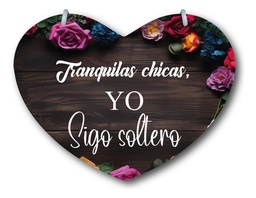 Letrero Pajes Boda Diseño Corazón 40x30cm Decoración D4