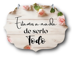 Letrero Pajes Boda Diseño 40x30cm Decoración L3