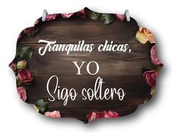 Letrero Pajes Boda Diseño 40x30cm Decoración M4