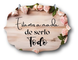 Letrero Pajes Boda Diseño 40x30cm Decoración A3