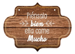 Letrero Cuadro Paje Boda Decoración 40x30cm P13 F10