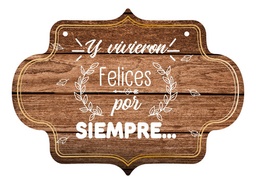 Letrero Cuadro Paje Boda Decoración 40x30cm P13 F5