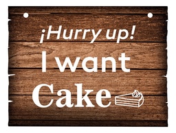 Letrero Cuadro Paje Boda Decoración 40x30cm  P02 C15