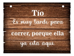 Letrero Cuadro Paje Boda Decoración 40x30cm  P02 C2