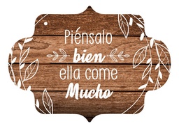 Letrero Cuadro Paje Boda Decoración 40x30cm P09 M3-10