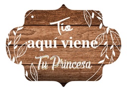 Letrero Cuadro Paje Boda Decoración 40x30cm P09 M3-13