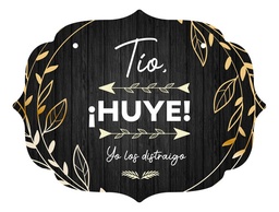 Letrero Cuadro Paje Boda Decoración 40x30cm P10 M1-18