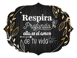 Letrero Cuadro Paje Boda Decoración 40x30cm P10 M1-17