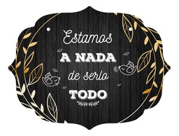 Letrero Cuadro Paje Boda Decoración 40x30cm P10 M1-8