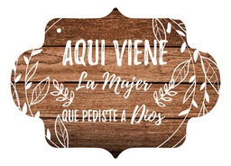 Letrero Cuadro Paje Boda Decoración 40x30cm P09 M3-14